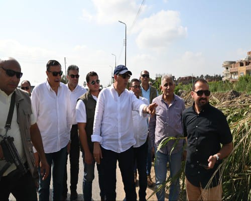وزير الموارد المائية والري فى جولة بمحافظة القليوبية