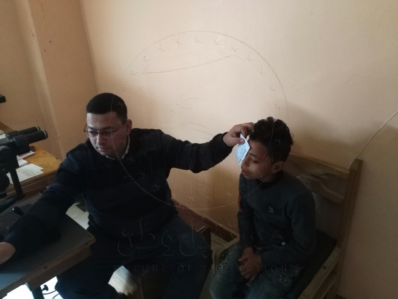 بالصور .. مستقبل وطن بالبحيرة ينظم قافلة طبية للعيون في الناصر