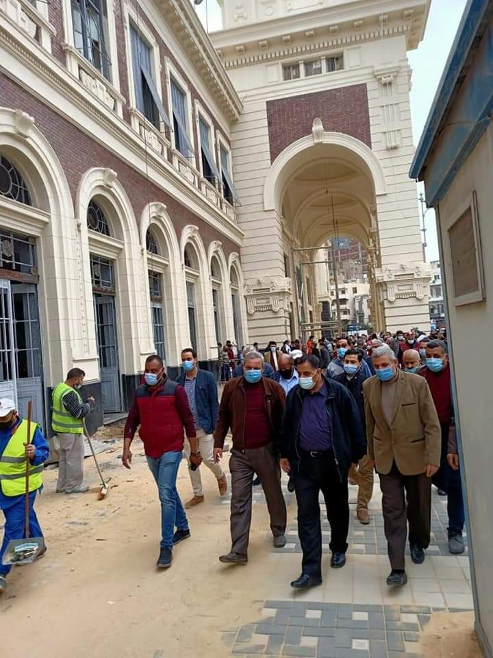محطة مصر بالاسكندرية تسترد وجهها الحضاري 