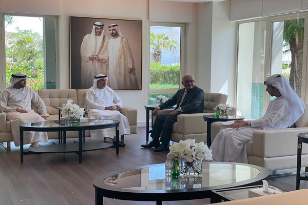 الدكتور رضا حجازى والدكتور أحمد بالهول الفلاسي