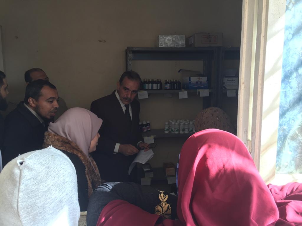 محافظ كفرالشيخ يتفقد عدد من المنشأت الصحية والخدمية بمسير ومتبول