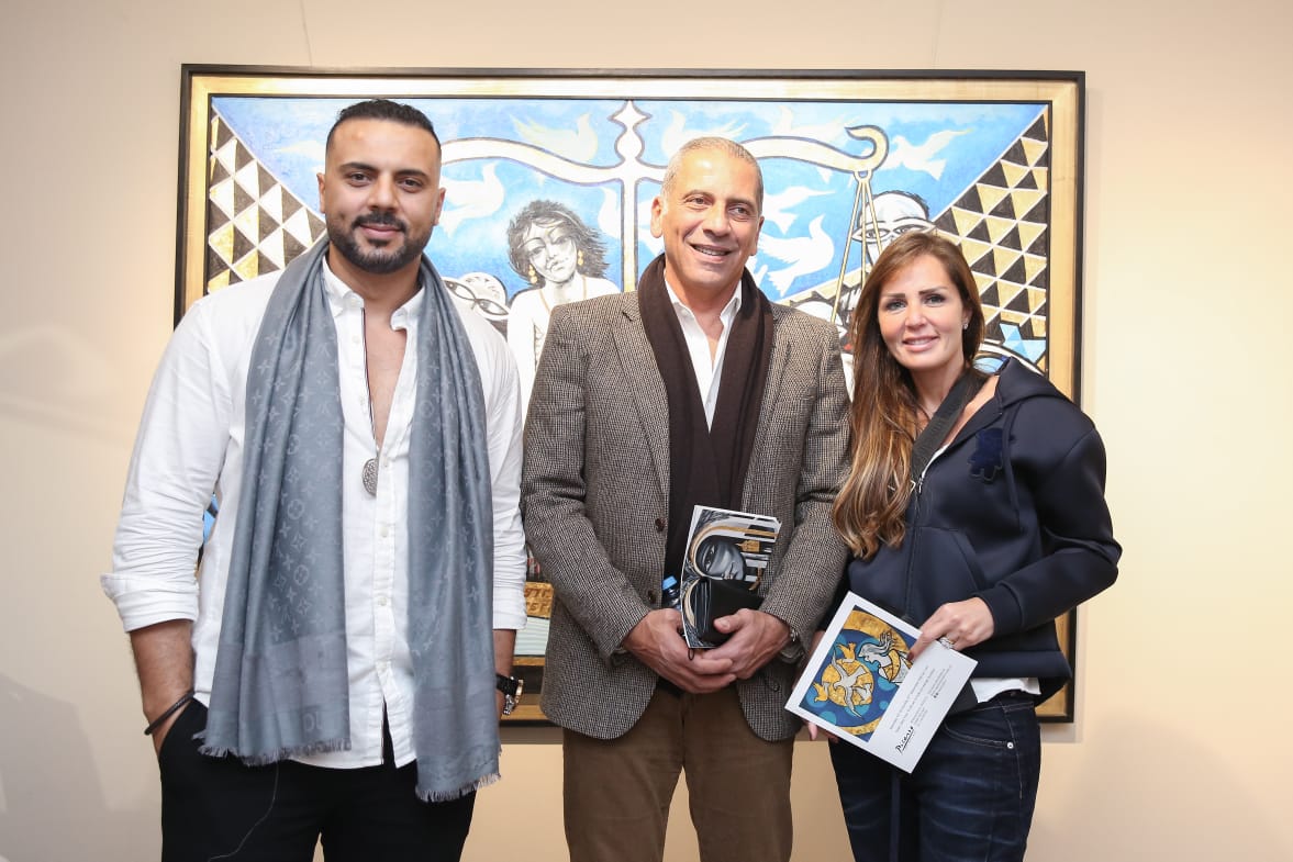 هاني رمزي ووفاء عامر وسمر يسري والمشاهير يحتفلون بإطلاق 