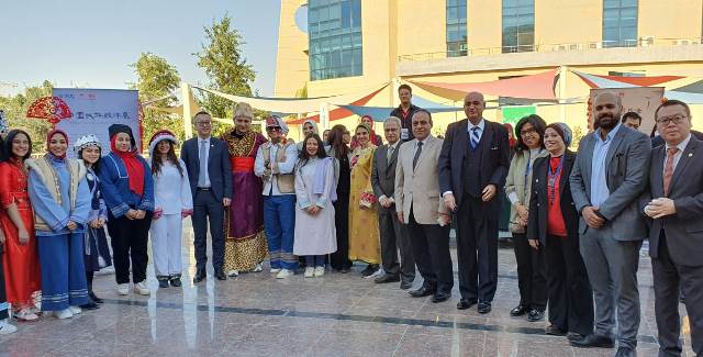قيادات جامعة بدر تفتتح مهرجان الثقافة الصينية بمشاركة هواوى..فيديو