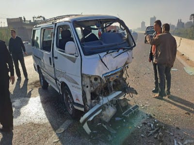 حادث نصادم بالقليوبية