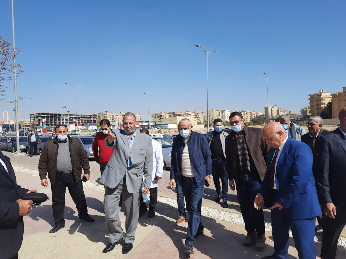  وضع حجر أساس مشروع مستشفى طوارئ ٦ أكتوبر 