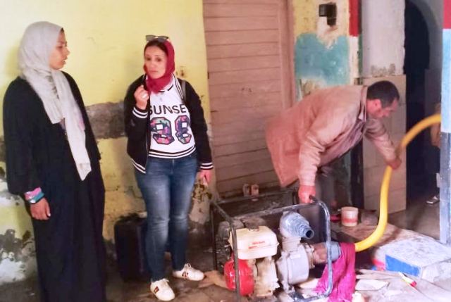 شركة مياة القناة: الإنتهاء من شفط  المياة بالبدرومات فى الاسماعيلية.. بالصور
