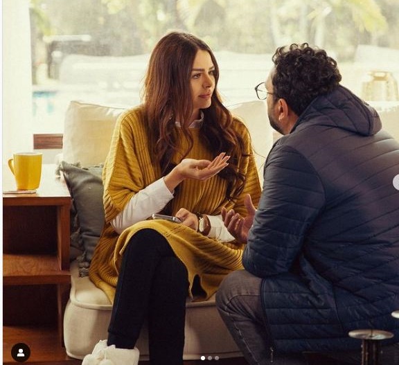 هنادي مهنا تروج لدورها فى مسلسل 