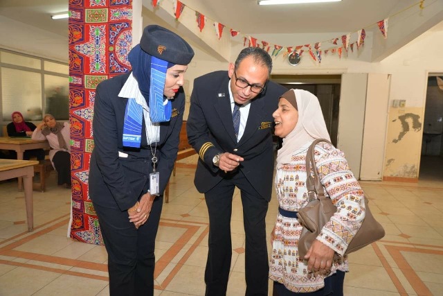 مصرللطيران وبوينج العالمية يحتفلان برمضان  في مؤسسة النور والأمل