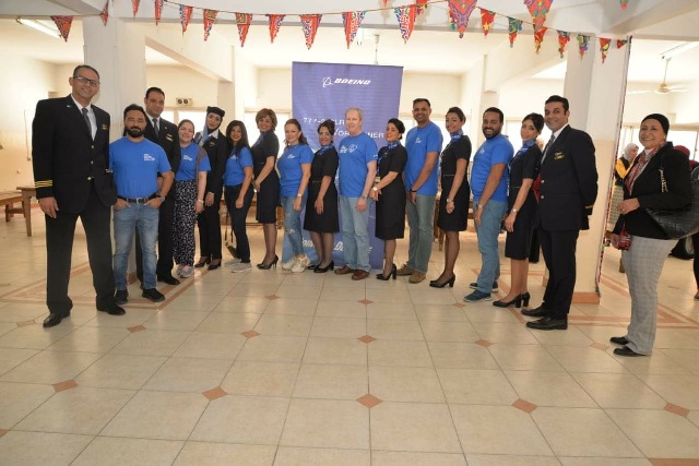 مصر للطيران وبوينج العالمية يحتفلان برمضان  في مؤسسة النور والأمل