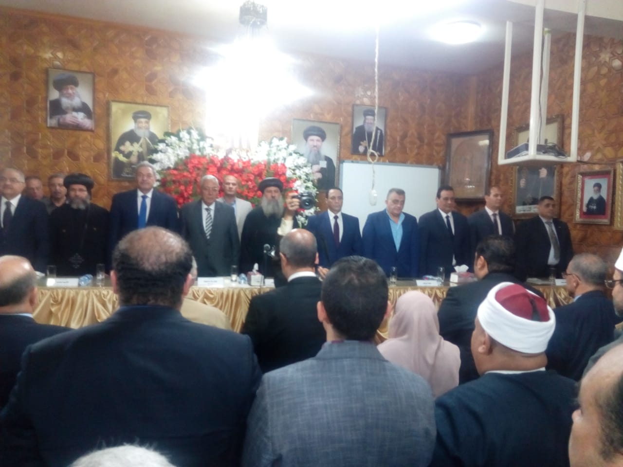 محافظ الدقهلية فى احتفالات تكريس دير القديسة دميانة ببلقاس 