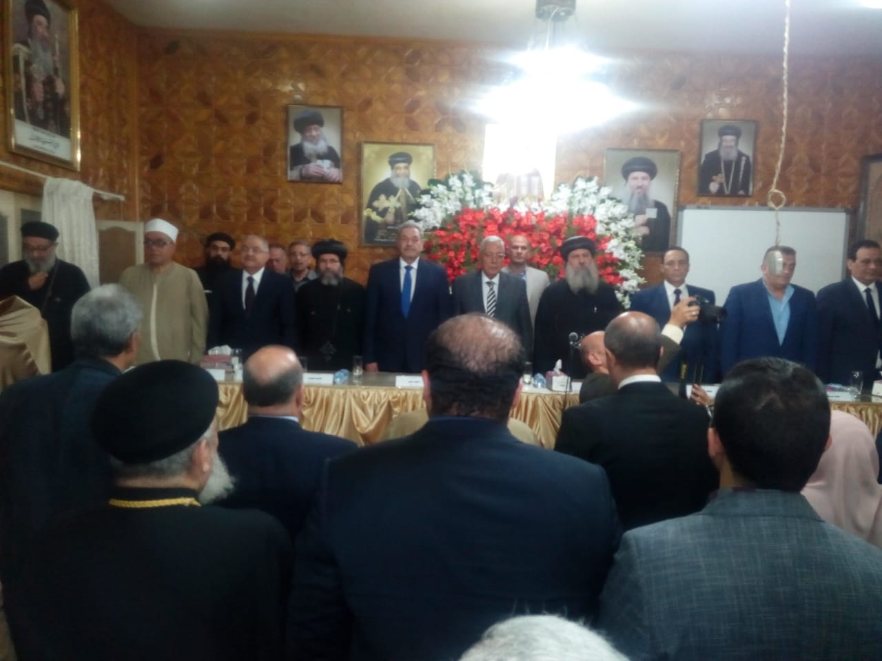 محافظ الدقهلية فى احتفالات تكريس دير القديسة دميانة ببلقاس 