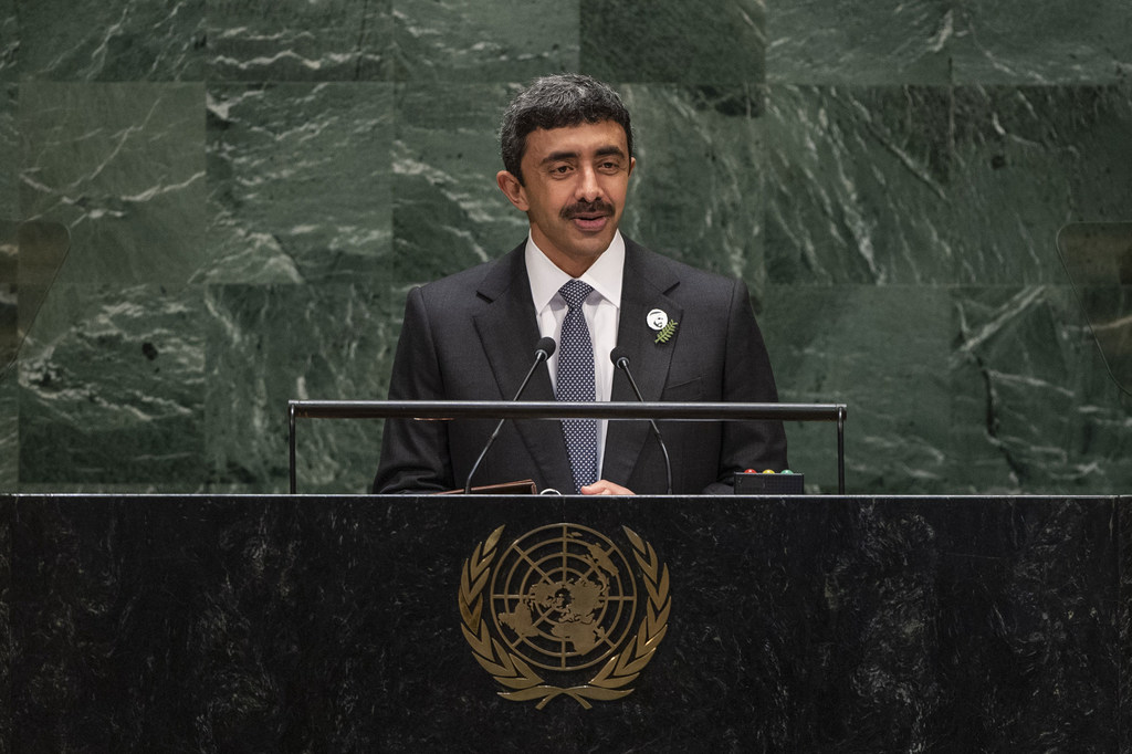 وزير الخارجية الإماراتي الشيخ عبدالله بن زايد آل نهيان