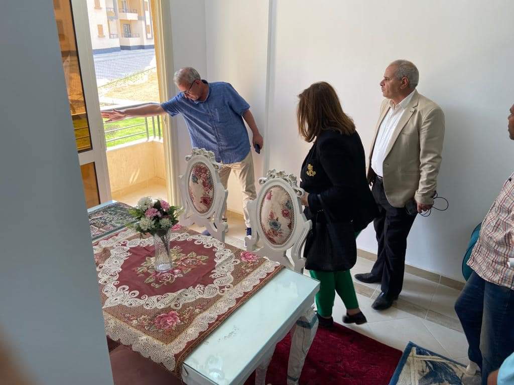 مي عبد الحميد تتفقد مشاريع الإسكان الاجتماعى بمدينة العبور الجديدة