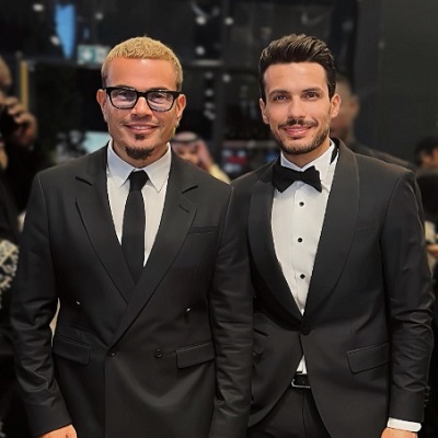 عمرو دياب وأحمد إبراهيم 
