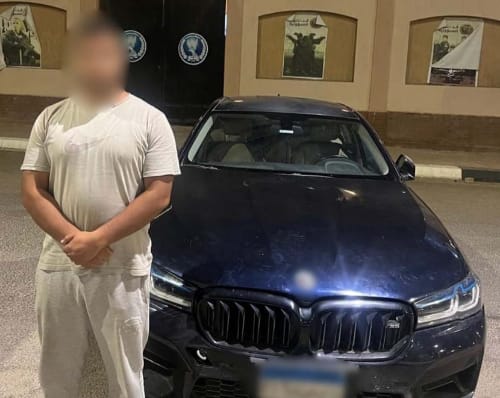 ضبط طالب استعرض بسيارته بطريقة متهورة في العبور بعد تداول فيديو 