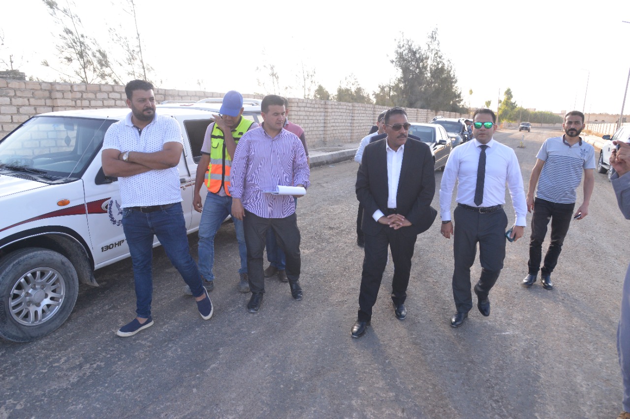 جولة ميدانية لمحافظ مطروح بمدينة الضبعة 