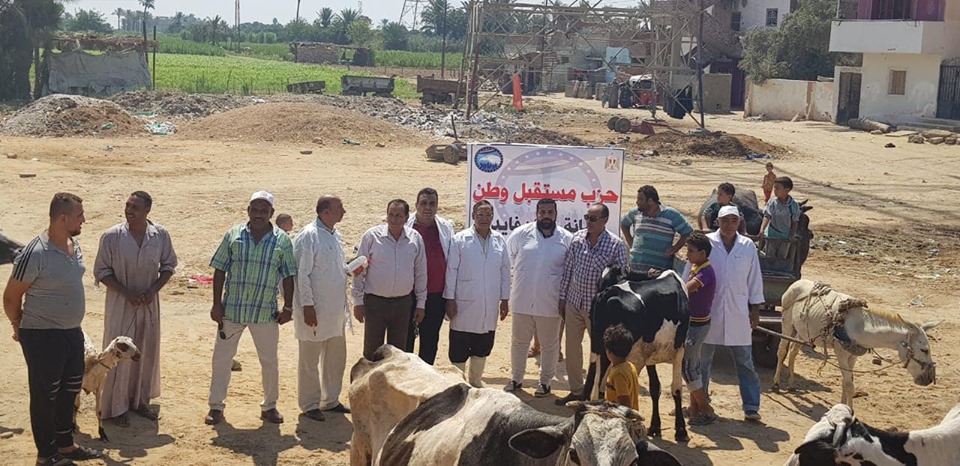 قافلة بيطرية مجانية لصغار المربين في الإسماعيلية ..صور