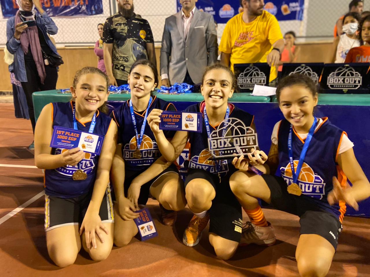 فريق الاهلي كوينز يفوز ببطولة box out لكرة السلة تحت رعاية الفيبا