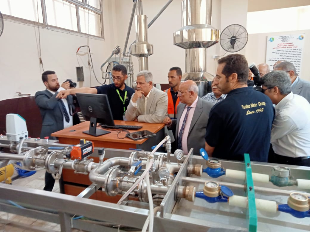 رسلان يزور فرع خدمة العملاء المميكن بمياه القاهرة