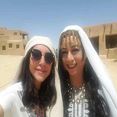 ناهد رشدي وإنجي علاء 