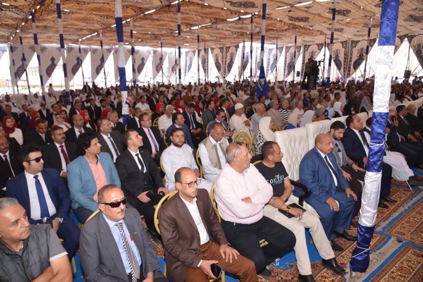 القبائل والعائلات المصرية تحتفل بذكرى انتصارات اكتوبر بمطروح