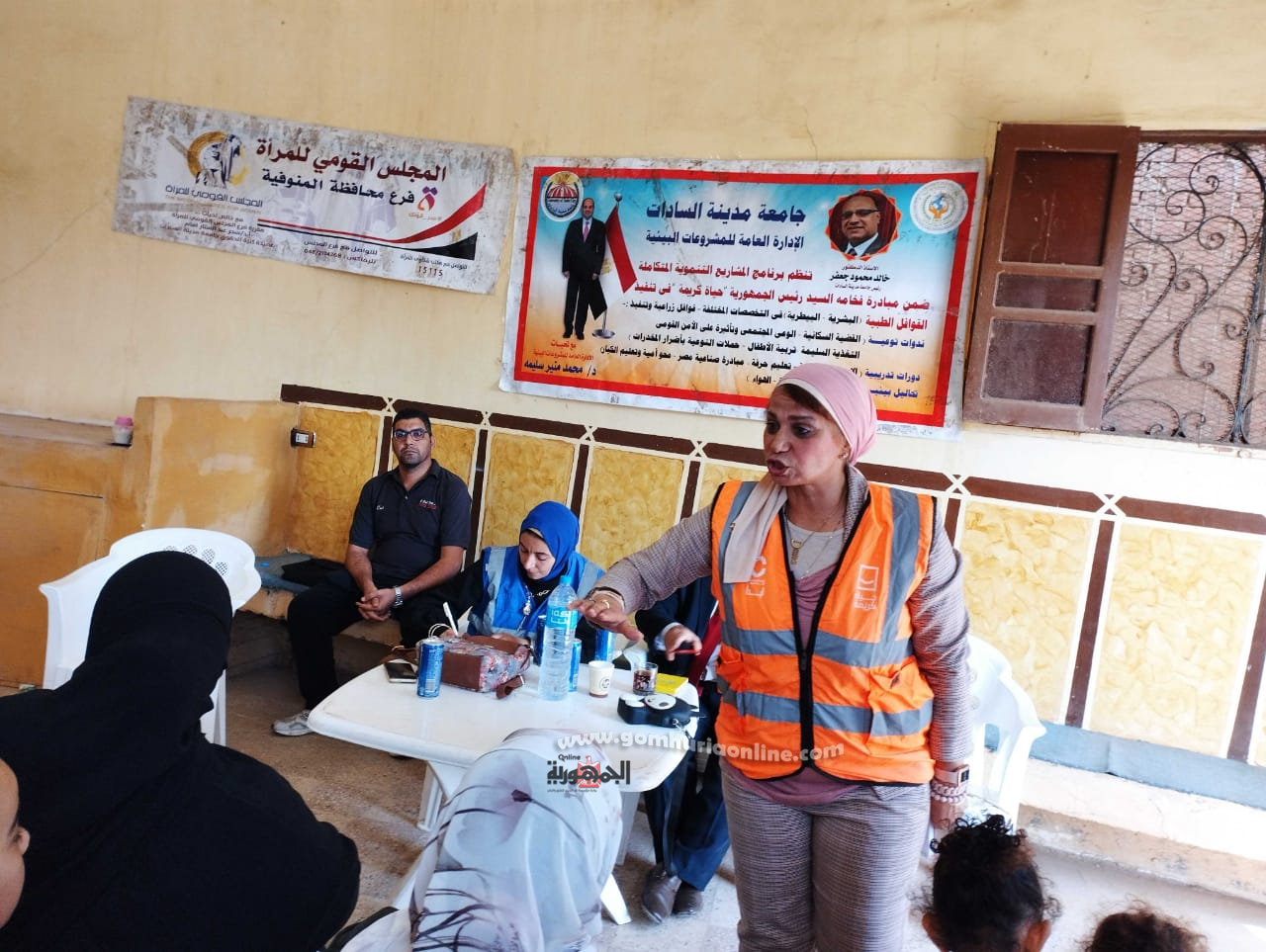 ٦٠٩ مستفيد من المشروع التنموي البيئي لجامعة مدينة السادات بكوم الضبع