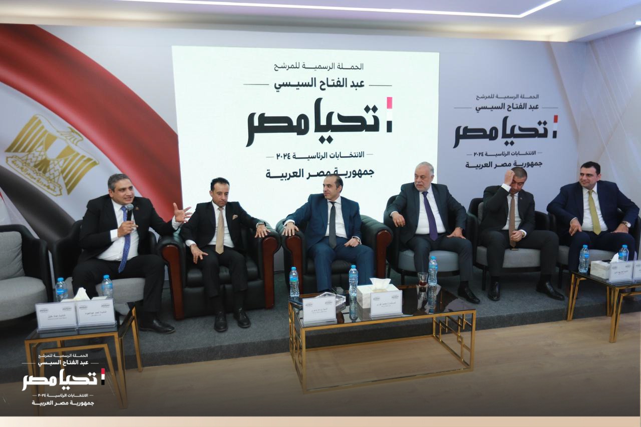 حملة المرشح المحتمل عبدالفتاح السيسي تستقبل وفدا من المهن التمثيل