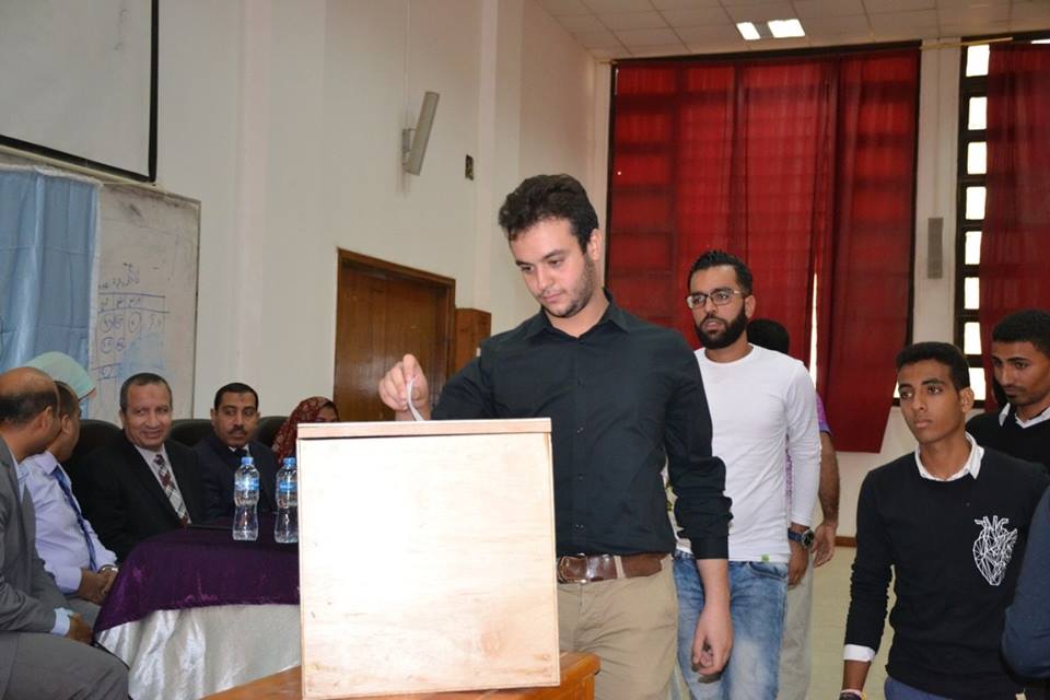 أحمد السيد رئيسا لإتحاد طلاب السويس 