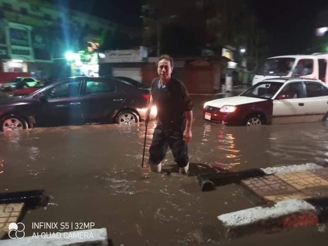  الامطار الثلجية تتسبب في العديد من الخسائر فى المنصورة