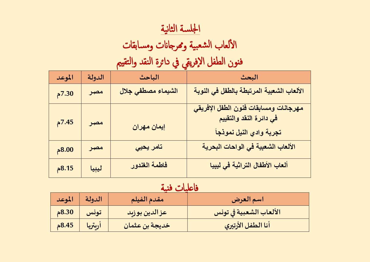 انطلاق أعمال المؤتمر العلمى الدولي الثالث للفنون الإفريقية
