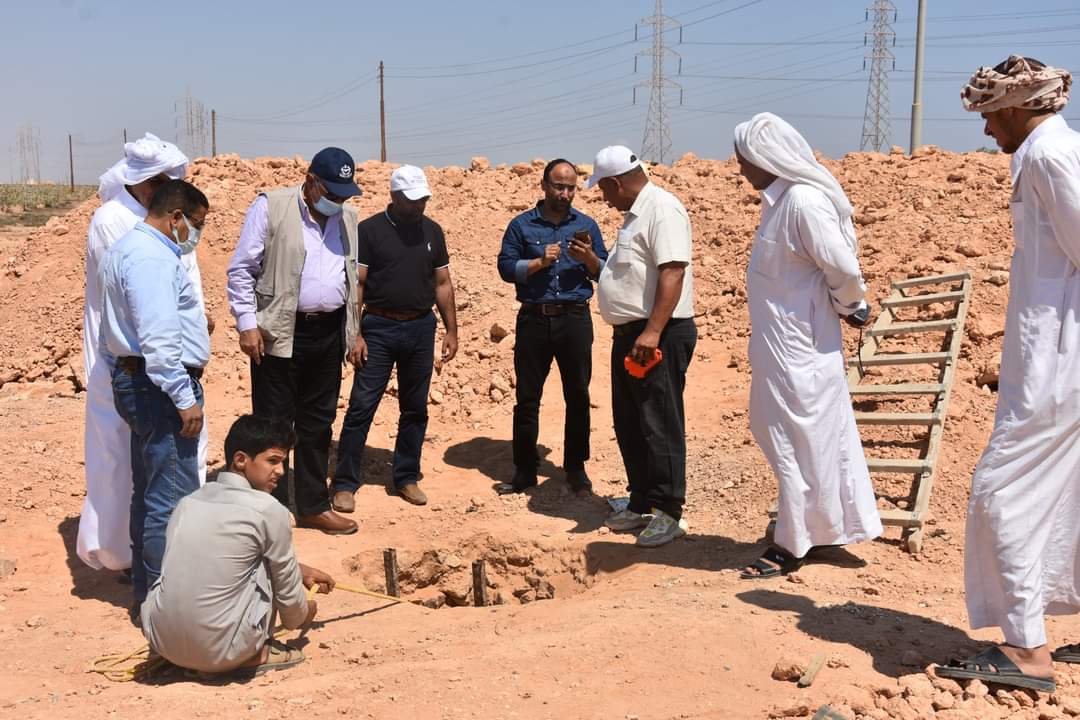 شعيب يشيد بجهود حصاد الامطار بمطروح 