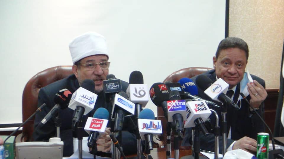 وزير الأوقاف ورئيس الأعلي للاعلام
