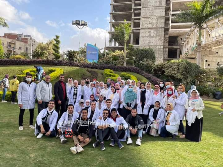 كلية الصيدلة جامعة السادات تقوم بزياره لمستشفى سرطان الأطفال 57357 
