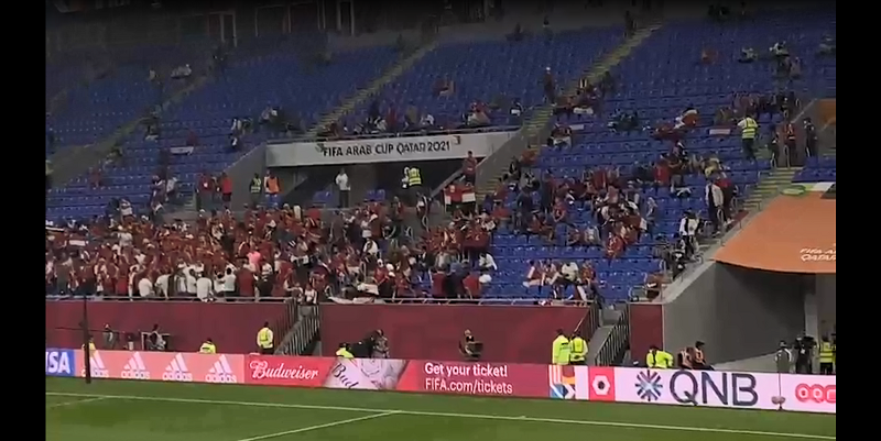 ملعب مباراة مصر وتونس بكأس العرب 