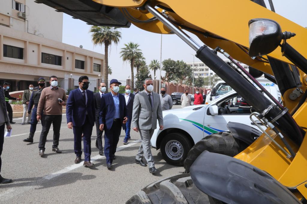 من الجولة التفقدية لمحافظ سوهاج