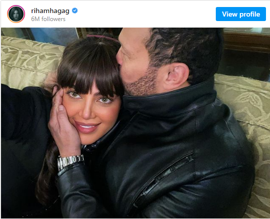 احدث ظهور لـ ريهام حجاج وزوجها محمد حلاوة