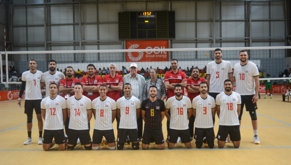 منتخب الكرة الطائرة يفوز على الكاميرون 