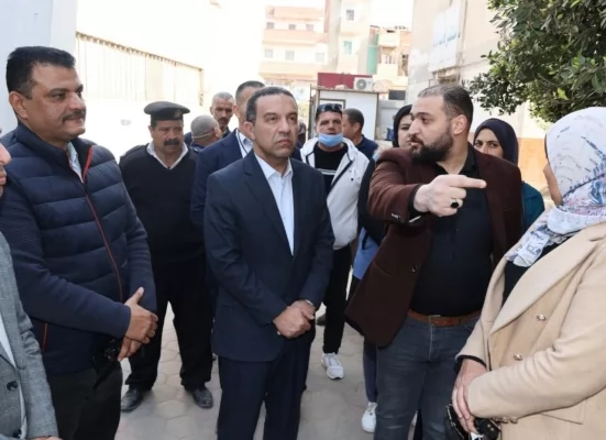 محافظ المنوفية خلال جولاته الميدانية
