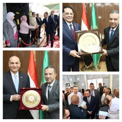 جانب من نشاط المحافظ خلال شهر