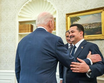 رئيس الوزراء العراقي يلتقي بايدن ويبحث اتفاقية الإطار الاستراتيجي