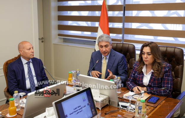 وزيرة التنمية المحلية خلال الإجتماع