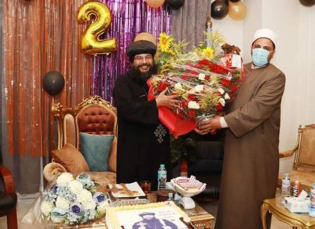 وفد أوقاف البحرالأحمر يقدم التهنئة لنيافه الانبا ايلاريون راعي الكنيسة الأرثوزكسية