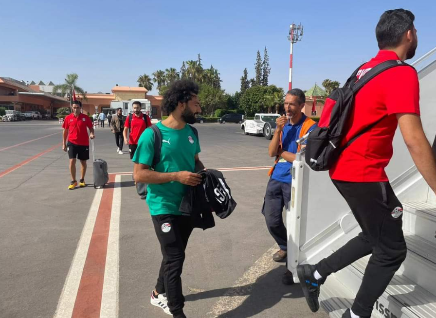 منتخب مصر يغادر مطار مراكش