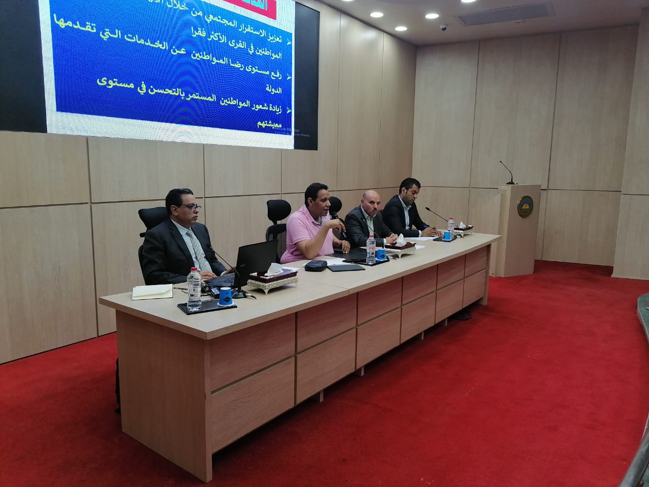 شعيب يتابع زيارة الوحدة المركزية لحياة كريمة بمطروح 