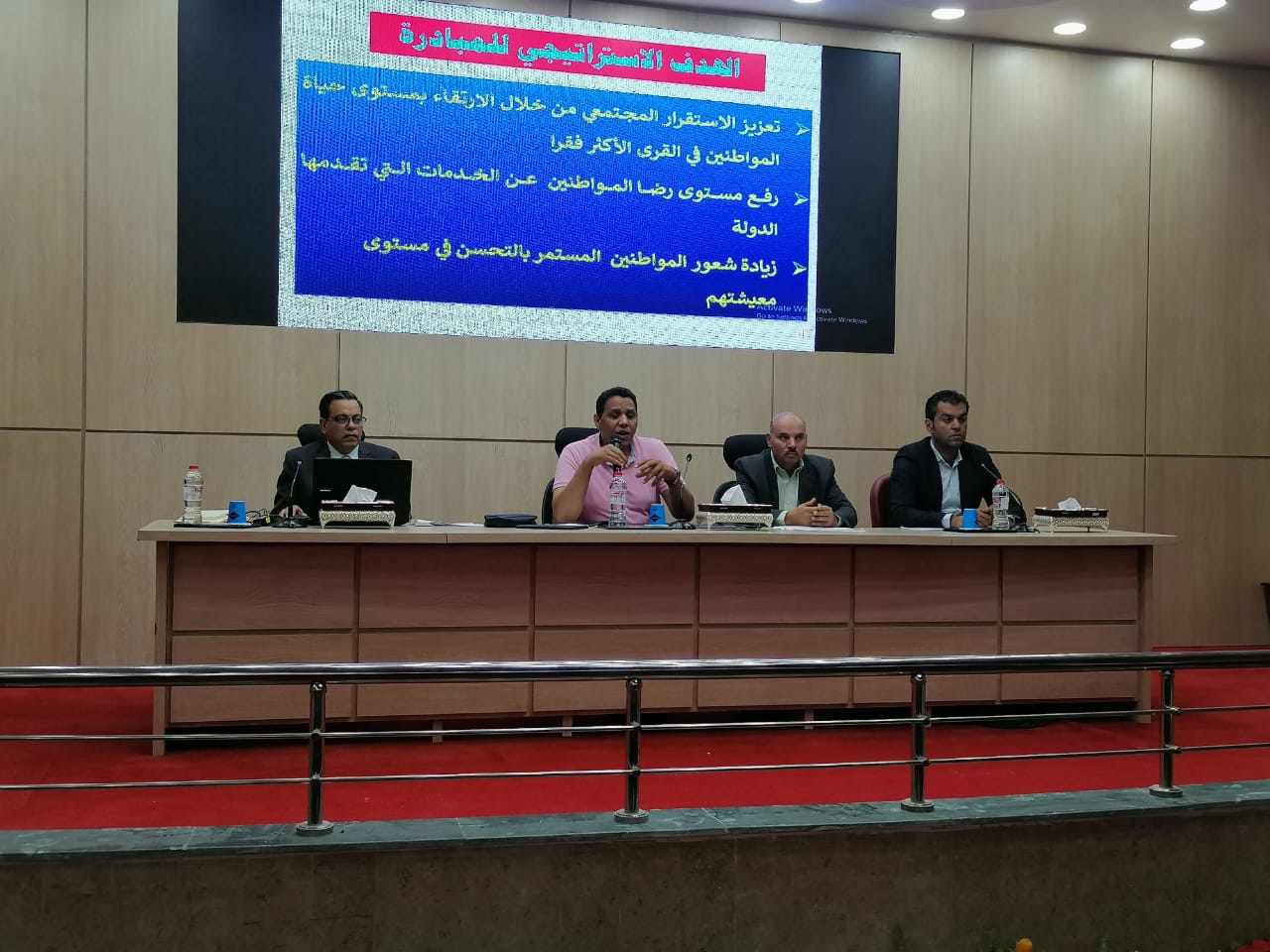 شعيب يتابع زيارة الوحدة المركزية لحياة كريمة بمطروح 