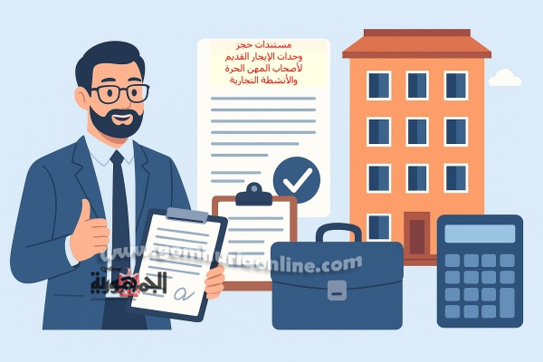 المستندات المطلوبة لأصحاب المهن الحرة للتقديم على وحدات الإيجار القديم