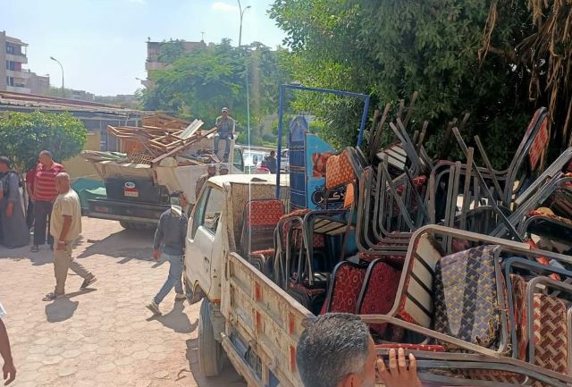 جهاز مدينة العبور ينفذ 510 إزالة ويحرر 64 محضراً بالتعاون شرطة المرافق.. بالصور