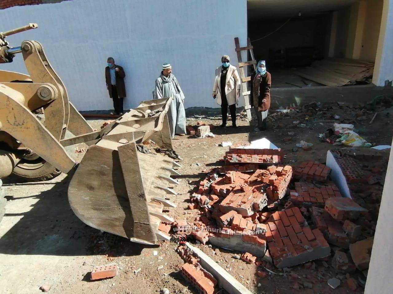 إزالة فورية لـ (12) حالة  تعدى على الأراضي الزراعية بالمنوفية