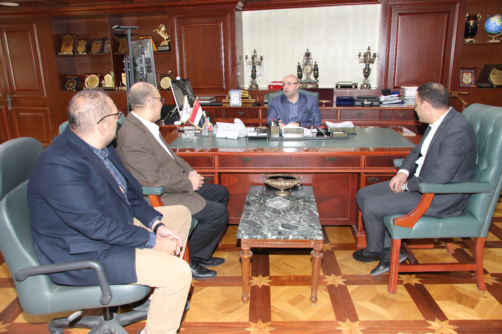  محافظ بني سويف إنشاء صيدلية