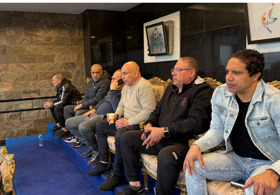 جهاز منتخب مصر يحضر لقاء الزمالك والحدود 